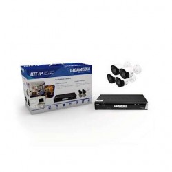 Kit de vidéosurveillance 5MP 4 caméras + 1 NVR PoE 8 canaux + 2 To HDD