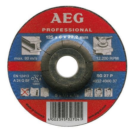 AEG 25 disques à meuler métal 115mm