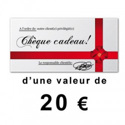 Chèque cadeaux outillage de 20€